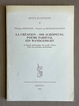 Item #M8261 La création: poème pariétal = Die Schöpfung: ein Wandgedicht. La façade...