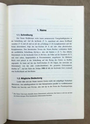 Rituelle Wirklichkeit. Über Erscheinung und Wirkungsbereich des Webergottes Hedjhotep und den gedanklichen Umgang mit einer Gottes-Konzeption im Alten Ägypten.