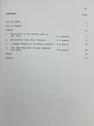 British Museum Expedition to Middle Egypt. Ashmunein (1985).