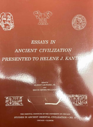 Item #M8275a Essays in ancient civilization presented to Helene J. Kantor. KANTOR Helen J. -...
