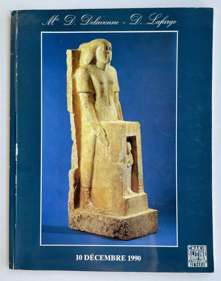 Item #M8280 Dominique Delavenne & Didier Lafarge - Auction Catalogue: Exceptionnelle vente d'archéologie égyptienne, gréco-romaine, phénicienne. Lundi 10 décembre 1990. AAB - Catalogue auction.[newline]M8280-00.jpeg