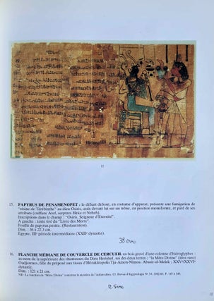 Dominique Delavenne & Didier Lafarge - Auction Catalogue: Exceptionnelle vente d'archéologie égyptienne, gréco-romaine, phénicienne. Lundi 10 décembre 1990.[newline]M8280-04.jpeg