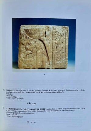 Dominique Delavenne & Didier Lafarge - Auction Catalogue: Exceptionnelle vente d'archéologie égyptienne, gréco-romaine, phénicienne. Lundi 10 décembre 1990.[newline]M8280-05.jpeg
