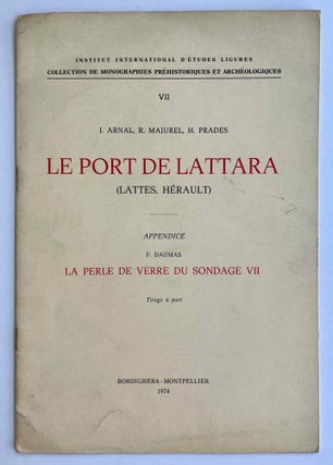 Item #M8283 La perle de verre du sondage VII. Forming the Appendice of Le port de Lattara...[newline]M8283-00.jpeg