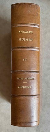 Item #M8290 Monuments pour servir à l'histoire de l'Egypte chrétienne au IVe siècle:...