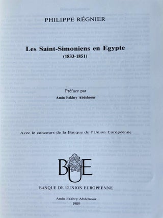 Les Saint-Simoniens en Egypte (1833-1851)[newline]M8302-02.jpeg