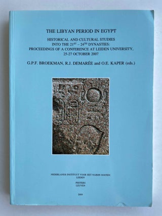 Item #M8305 The Libyan period in Egypt. Historical and cultural studies into the 21st-24th...[newline]M8305-00.jpeg