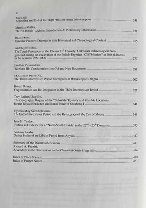 The Libyan period in Egypt. Historical and cultural studies into the 21st-24th dynasties. Proceedings of a conference at Leiden University, 25-27 October 2007.[newline]M8305a-03.jpeg