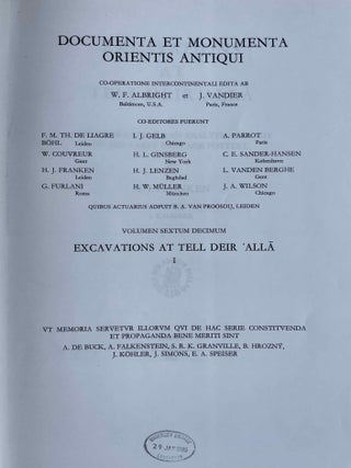 Excavations at Tell Deir Alla. Vol. I: A stratigraphical and analytical study of the early Iron Age pottery.[newline]M8309-03.jpeg