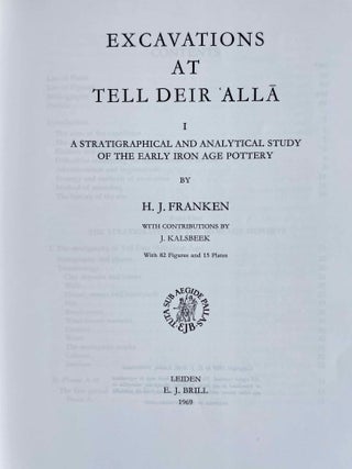 Excavations at Tell Deir Alla. Vol. I: A stratigraphical and analytical study of the early Iron Age pottery.[newline]M8309-04.jpeg