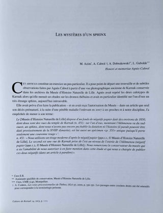 Cahiers de Karnak. Volume XIV (2013)[newline]M8314-05.jpeg