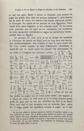 L'appel au roi en Egypte au temps des Pharaons et des Ptolémées