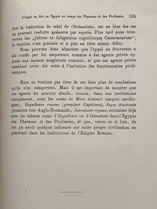 L'appel au roi en Egypte au temps des Pharaons et des Ptol&eacute;m&eacute;es