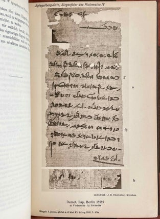 Eine neue Urkunde zu der Siegesfeier des Ptolemaios IV und die Frage der ägyptischen Priestersynoden