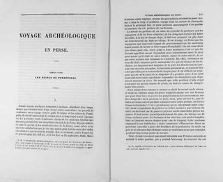 Voyage archéologique en Perse - Les Ruines de Persépolis.[newline]M8325-01.jpeg