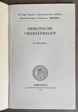 Demotische Orakelfragen
