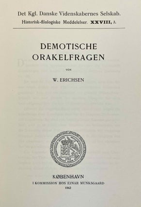 Demotische Orakelfragen