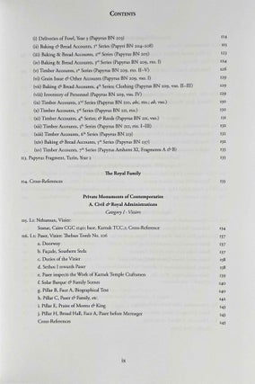 Ramesside inscriptions. Translated and annotated. Notes and comments. Vol. I: Ramesses I, Sethos I and Contemporaries.