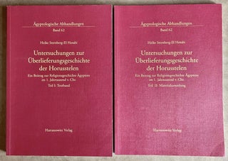 Item #M8347 Untersuchungen zur Überlieferungsgeschichte der Horusstelen. Ein Beitrag zur...[newline]M8347-00.jpeg