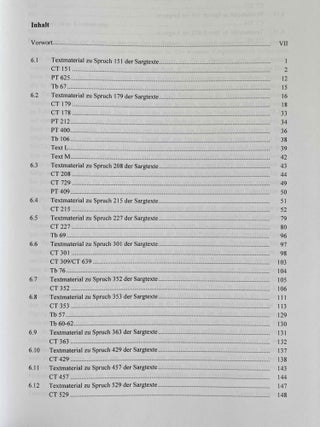 Die Überlieferung ausgewählter Texte altägyptischer Literatur ("Sargtexte") in spätzeitlichen Grabanlagen. Teil 1: Text. Teil 2: Textanhang (complete set)[newline]M8348-11.jpeg