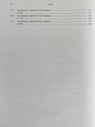 Die Überlieferung ausgewählter Texte altägyptischer Literatur ("Sargtexte") in spätzeitlichen Grabanlagen. Teil 1: Text. Teil 2: Textanhang (complete set)[newline]M8348-12.jpeg