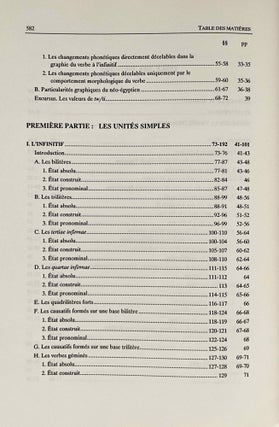 Etudes de néo-égyptien 1. La morphologie verbale (all published)
