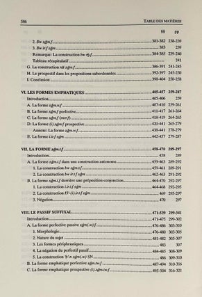 Etudes de néo-égyptien 1. La morphologie verbale (all published)