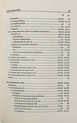Etudes de néo-égyptien 1. La morphologie verbale (all published)