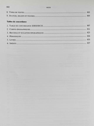 Recueil des inscriptions concernant les cultes Isiaques (RICIS). Volumes 1 et 2 : Corpus. Volume 3: Planches (complete set)[newline]M8352-12.jpeg