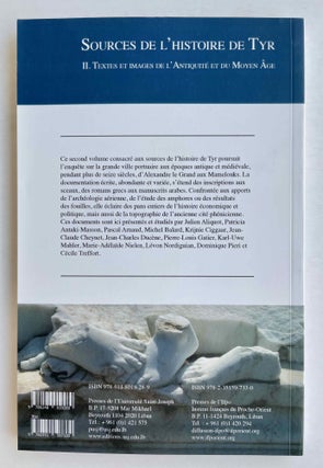 Sources de l'Histoire de Tyr. Vol. II: Textes et images de l'Antiquité et du Moyen-Age.[newline]M8354-09.jpeg