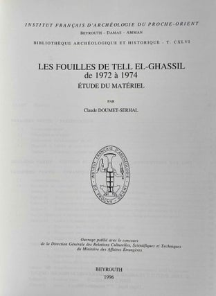 Les fouilles de Tell el-Ghassil de 1972 à 1974. Etude du matériel.[newline]M8366-01.jpeg