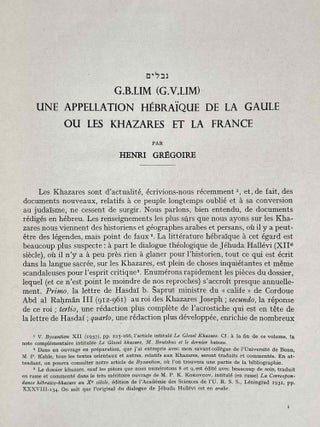 Mélanges syriens offerts à Monsieur René Dussaud. Tome I & II (complete set)