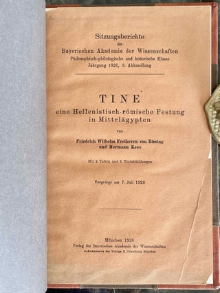 Tine. Eine hellenistisch-r&ouml;mische Festung in Mittel&auml;gypten.[newline]M8375-02.jpeg
