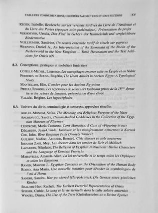 Proceedings of the Ninth International Congress of Egyptologists / Actes du neuvieme Congres International des Egyptologues. 2 volumes (complete set)[newline]M8379-12.jpeg