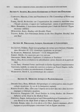 Proceedings of the Ninth International Congress of Egyptologists / Actes du neuvieme Congres International des Egyptologues. 2 volumes (complete set)[newline]M8379-13.jpeg