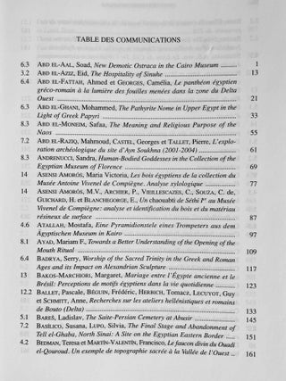 Proceedings of the Ninth International Congress of Egyptologists / Actes du neuvieme Congres International des Egyptologues. 2 volumes (complete set)[newline]M8379-16.jpeg