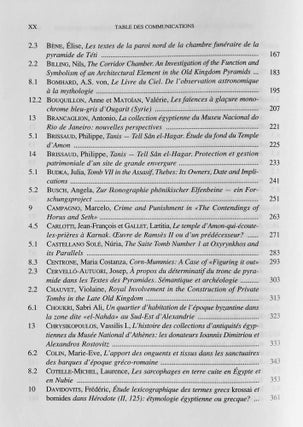 Proceedings of the Ninth International Congress of Egyptologists / Actes du neuvieme Congres International des Egyptologues. 2 volumes (complete set)[newline]M8379-17.jpeg