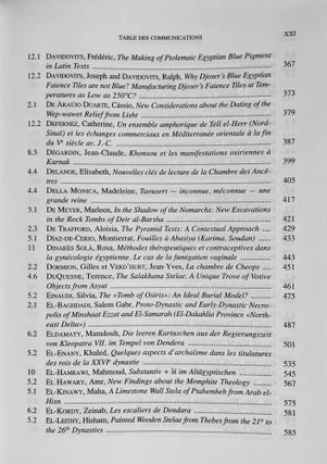 Proceedings of the Ninth International Congress of Egyptologists / Actes du neuvieme Congres International des Egyptologues. 2 volumes (complete set)[newline]M8379-18.jpeg
