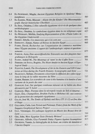Proceedings of the Ninth International Congress of Egyptologists / Actes du neuvieme Congres International des Egyptologues. 2 volumes (complete set)[newline]M8379-19.jpeg