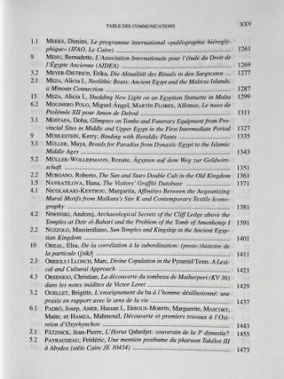 Proceedings of the Ninth International Congress of Egyptologists / Actes du neuvieme Congres International des Egyptologues. 2 volumes (complete set)[newline]M8379-22.jpeg