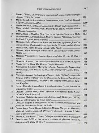 Proceedings of the Ninth International Congress of Egyptologists / Actes du neuvieme Congres International des Egyptologues. 2 volumes (complete set)