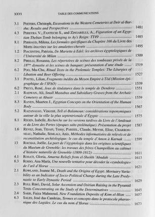 Proceedings of the Ninth International Congress of Egyptologists / Actes du neuvieme Congres International des Egyptologues. 2 volumes (complete set)[newline]M8379-23.jpeg