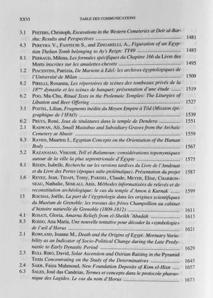 Proceedings of the Ninth International Congress of Egyptologists / Actes du neuvieme Congres International des Egyptologues. 2 volumes (complete set)