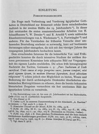 Die Zeugnisse ägyptischer Religion und Kunstelemente im römischen Deutschland