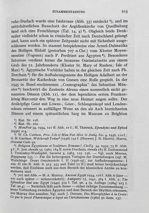 Die Zeugnisse ägyptischer Religion und Kunstelemente im römischen Deutschland