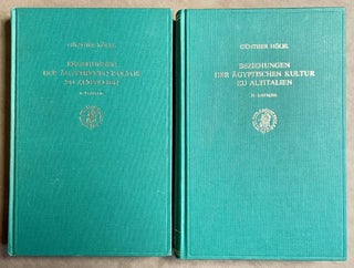 Item #M8385 Beziehungen der ägyptischen Kultur zu Altitalien. 2 volumes (complete set)....[newline]M8385-00.jpeg