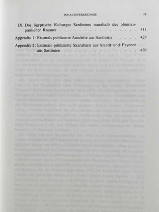 Agyptisches Kulturgut Im Phonikischen Und Punischen Sardinien. Vol. I: Textteil. Vol. II: Anmerkungen, Indizes und 188 Tafeln (complete set)[newline]M8386-05.jpeg