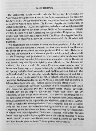 Agyptisches Kulturgut Im Phonikischen Und Punischen Sardinien. Vol. I: Textteil. Vol. II: Anmerkungen, Indizes und 188 Tafeln (complete set)[newline]M8386-06.jpeg