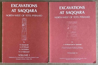 Item #M8390 Excavations at Saqqara: North-West of Teti's Pyramid. Volumes 1 & 2 (complete set)....[newline]M8390-00.jpeg