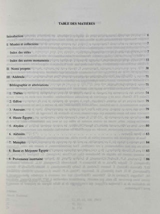 Die Spätägyptischen Totenstelen. Index et Addenda.[newline]M8391a-02.jpeg